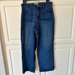 Madewell Curvy Emmett Wide-Leg Jeans, Size 31